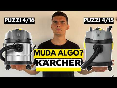Tem Diferença? Karcher Puzzi 4/15 vs Karcher Puzzi 4/16 Comparei as 2 Extratoras de Sujeira Karcher
