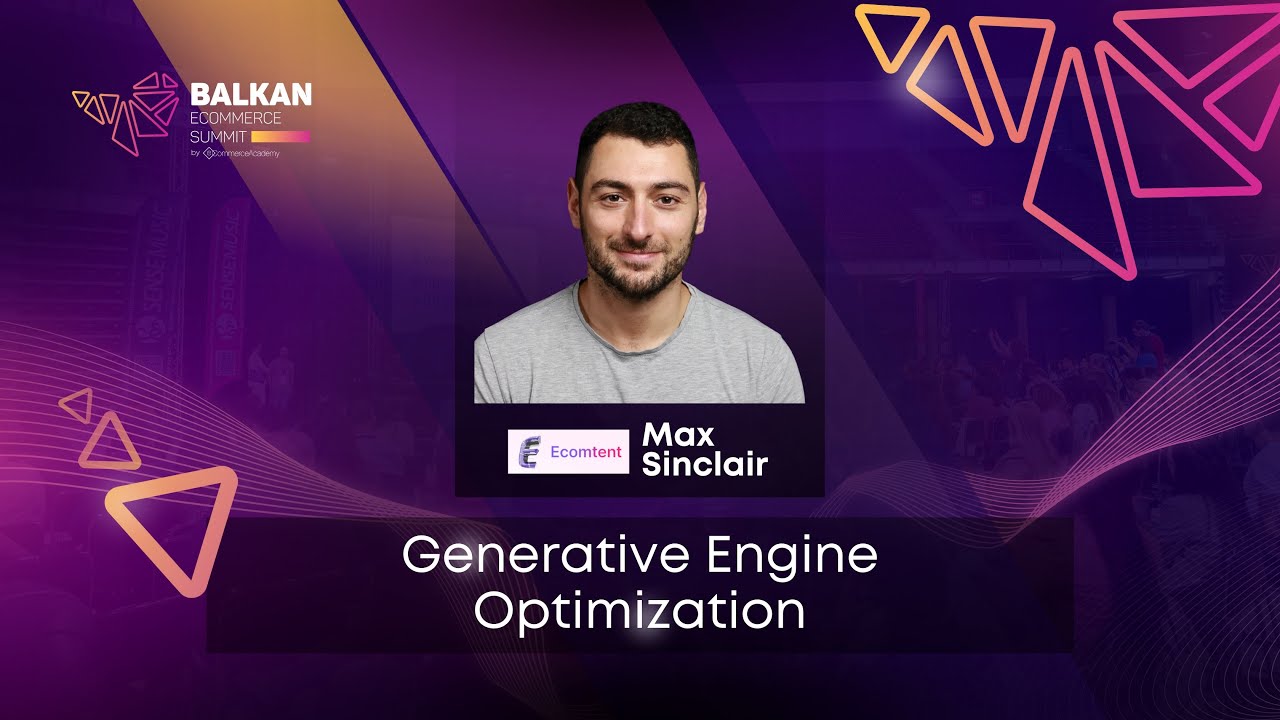 Generative Engine Optimization - with Max Sinclair from Ecomtent