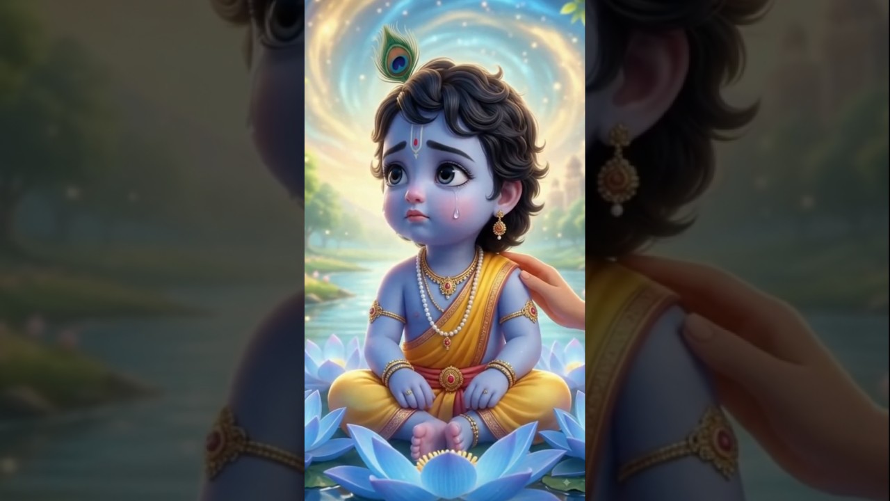 गरीब भक्त की पुकार सुनकर आए बाल कृष्ण 🙏❤️ | भगवान कृष्ण का चमत्कार #shorts📝  #YouTubeShorts #Viral