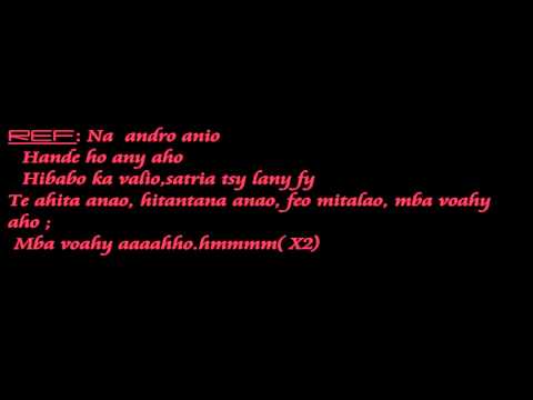 Agrad & Roy Rakoto Diso (parole)