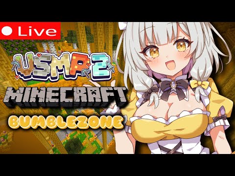 BEE DIMENSION EXPLORATION 💗 【 MINECRAFT: THE BUMBLEZONE | VSMP 2 】