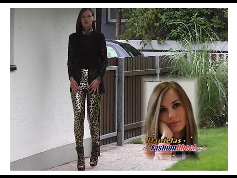 Danielas FashionCheck #036: Booties (High-Heel/Plateau) / Leggings (shiny)