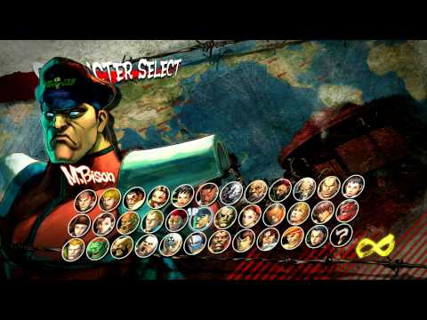 Super Street Fighter IV HD - Character selection screen