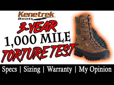 Kenetrek Mountain Extreme 400 Boot Review | 3-Year, 1,000 Mile Test Montana Torture Test!