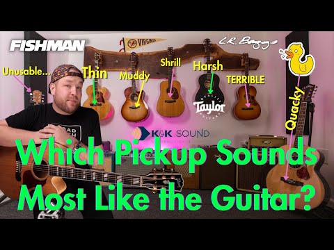 What pickup actually sounds like an acoustic guitar? GUITAR SHOOTOUT!
