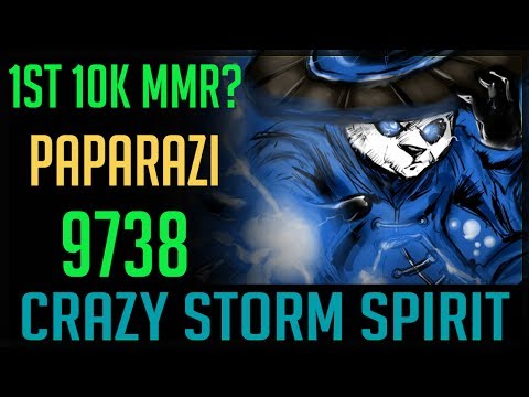 Paparazi灬 STORM SPIRIT 1st 10k MMR??? 9738 MMR vs LFY.Super HIGHLIGHTS Dota 2 #dota2