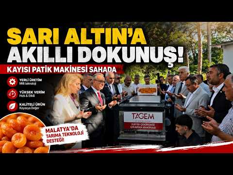 Malatya’da Kayısı Üretimine Büyük Katkı Yeni Makine Hizmete Hazır