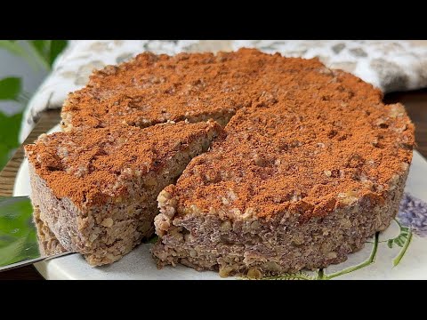 New dessert in 5 minutes! No sugar, no flour, no eggs!