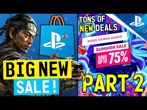 BIG NEW PSN SALE LIVE NOW! PSN Summer Sale PART 2 Update - New PS4/PS5 Deals on Sale on PSN