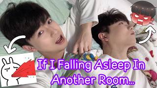 Download lagu Falling Asleep In Another Room To See My Boyfriend's Reaction! [Gay Couple Lucas&Kibo BL] mp3