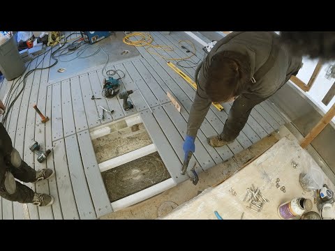 Shimming the Aft Hatch and Removable False Deck - Emerald Isle: Ep.96 Fishing Boat Refit