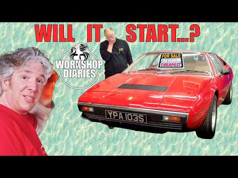Will This Forgotten Ferrari 308 GT4 Actually Start? V8 Engine Left for Years!