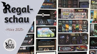 Brettspiel Regalschau meiner Spielesammlung - Lieblingsspiele, Wackelkandidaten & Ausblick