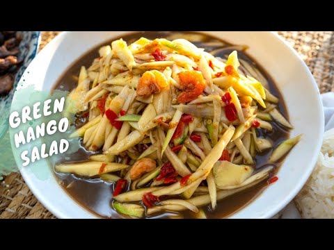 SPICY GREEN MANGO SALAD | YUM MAMUANG | ยำมะม่วง
