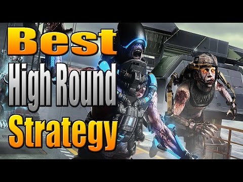Exo Zombies Carrier - Best High Round Strategy (Call of Duty Advanced Warfare Supremacy DLC )