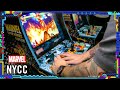 Playing a GIANT Marvel Super Heroes Cabinet from Arcade1Up at NYCC!