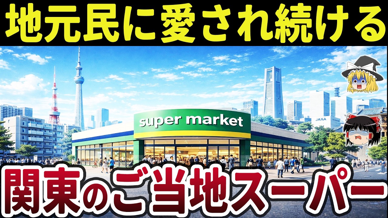 【地元民しか知らない】関東地方で愛され続けるご当地スーパーをゆっくり解説！【ゆっくり解説】