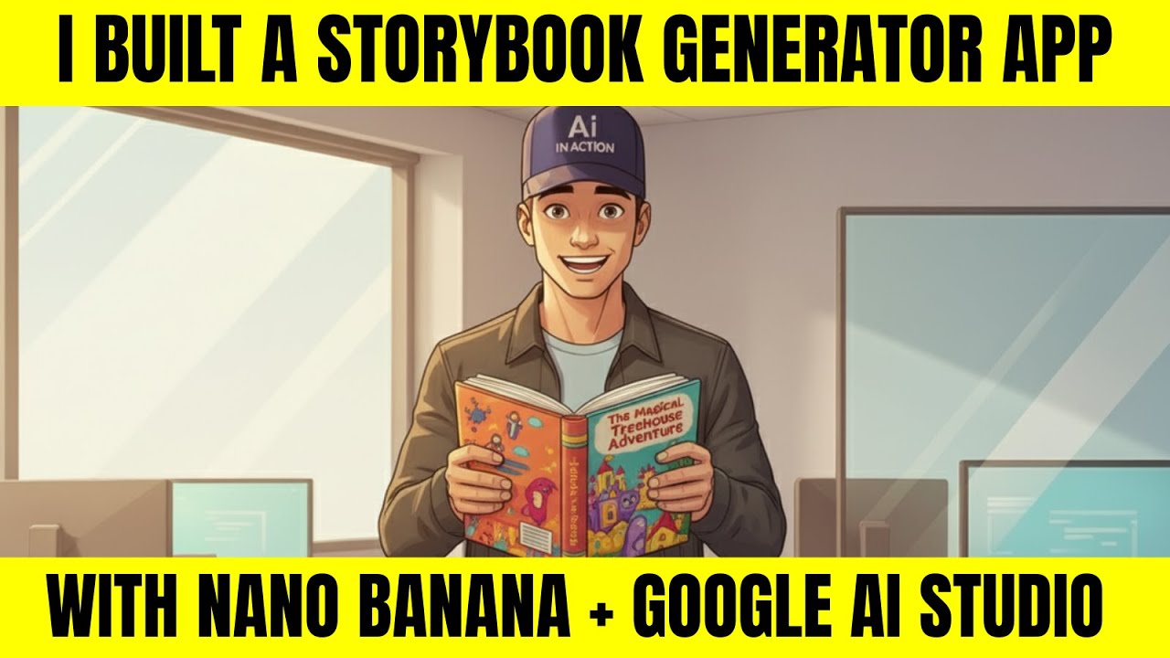 I Built a 30-Page Storybook App in JUST 5 Minutes with Google AI Studio