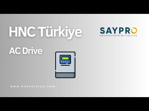 HNC AC Drive HV320 - Ürün Tanıtımı ve Çalışma Ayarları