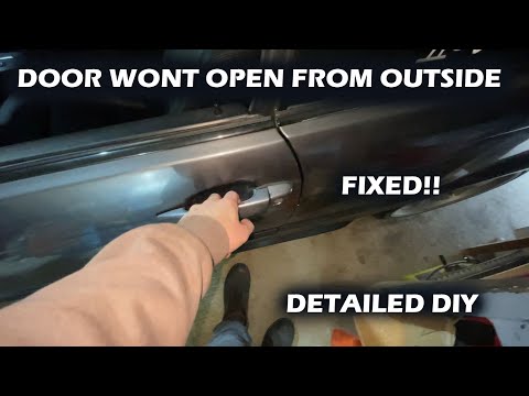 BMW E46 DOORS WONT OPEN FROM OUTSIDE FIXED! (DOOR CABLE CARRIER/ASSEMBLY REPLACEMENT) DIY TUTORIAL