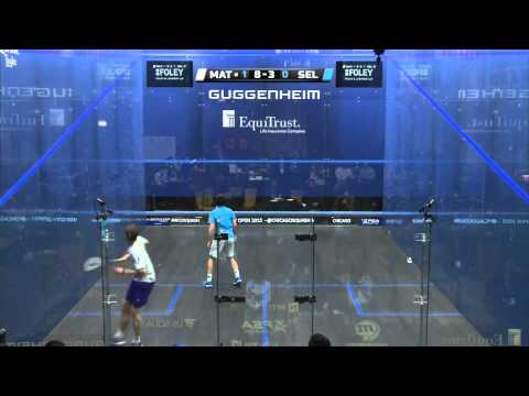 Squash: MegaRallies EP128: Matthew v Selby - Windy City Open 2015