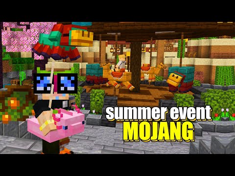 I'm Participating in SUMMER EVENT Created by MOJANG !!  Minecraft V 1.20