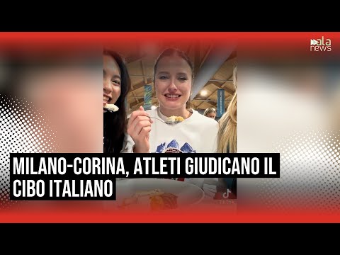 Milano-Cortina, atleti giudicano il cibo Italiano sui social