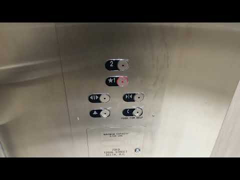 NEW MOD! 1984 Dover Classic (Mod by Richmond) Hydraulic Elevator at Scott 72 Centre in Delta BC