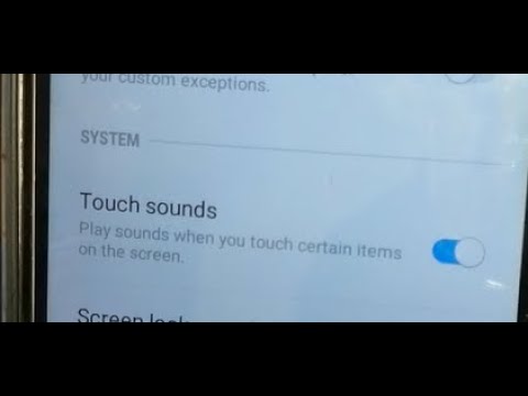how to turn on touch sound in samsung galaxy j2 core mobile
