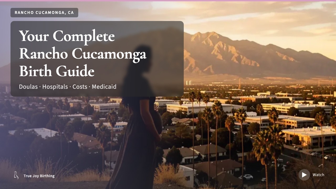 Rancho Cucamonga CA Doula & Birth Plan Guide: Costs, Hospitals & Medi-Cal (First-Time Mom) press play to watch