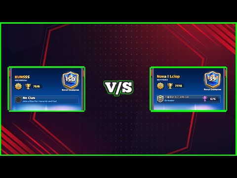 KUNSSS vs Nova l Lciop | TV ROYALE - CLASH ROYALE TOP 200