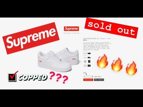Supreme x Nike Air Force 1 Live Cop - Week 2 SS20