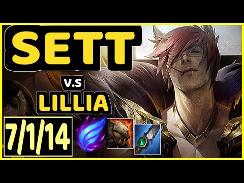 BLABER (SETT) vs LILLIA - 7/1/14 KDA JUNGLE CHALLENGER GAMEPLAY - NA