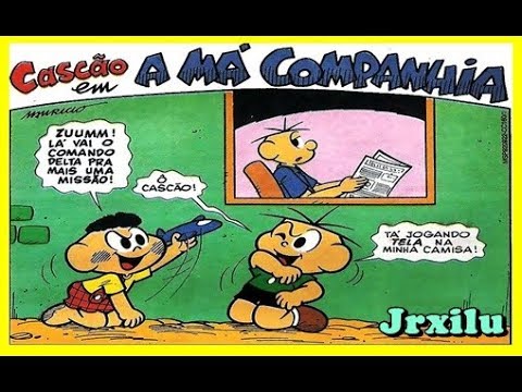 Cascão e Cebolinha - A má companhia - Gibis quadrinhos turma da mônica