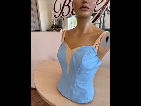 Basic bodice for the ballet tutu without decor T 0009 - video 5