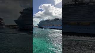Wonder of the Seas from the Royal Beach Club