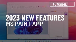 MS Paint app: NEW Layers, AI Cocreator, and Remove Background features