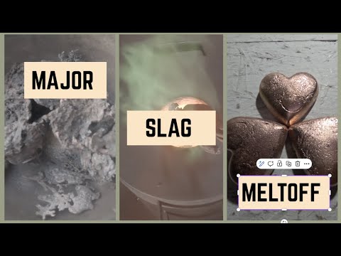Major Mixed Metal Slag Melt - ASMR - Trash to Treasure