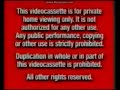 Bloody Red FBI Promotional Warning Screens Early 2001