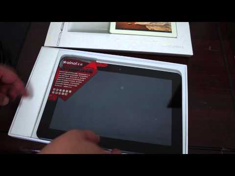 Ainol Novo 10 Captain Quad Core Tablet PC unboxing Review - World Premiere!