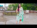 Rooftop Rain Vlog In Saree After A Long Time Monsoon Vibes Ll Vlogs