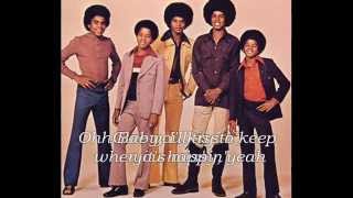 Jackson 5 Sugar Daddy Lyrics on screen