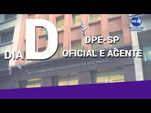 Dia D Oficial e Agente DPE SP 2015