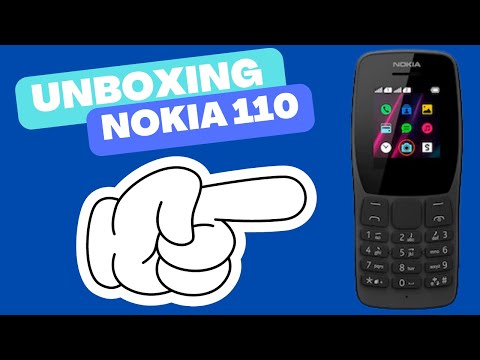 Confira o Unboxing do celular Nokia 110