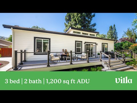 3 bed | 2 bath | 1,200 sq. ft. ADU (with a sauna room!)