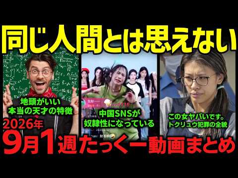 【本物の天才は違う!?】学歴では分からない“地頭がいい人”の特徴…2026年9月1週まとめ「作業用/たっくー切り抜き」