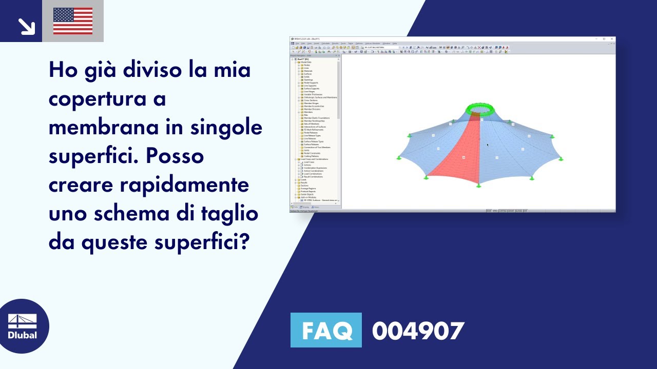 FAQ 004907 | Ho già diviso la mia copertura a membrana in singole superfici. Posso rapidamente ...