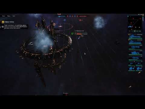 Imperium vs Aeldari fleet - BFG2