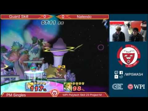 WPI PTS 23 - Guard Skill (Ike, ZSS) vs Natendo (Link, Olimar) - Project M - Winners Quarterfinals