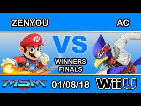 MSM 128 - eM | Zenyou (Mario) Vs. BKO | AC (Falco, MK) Winners Finals - Smash 4